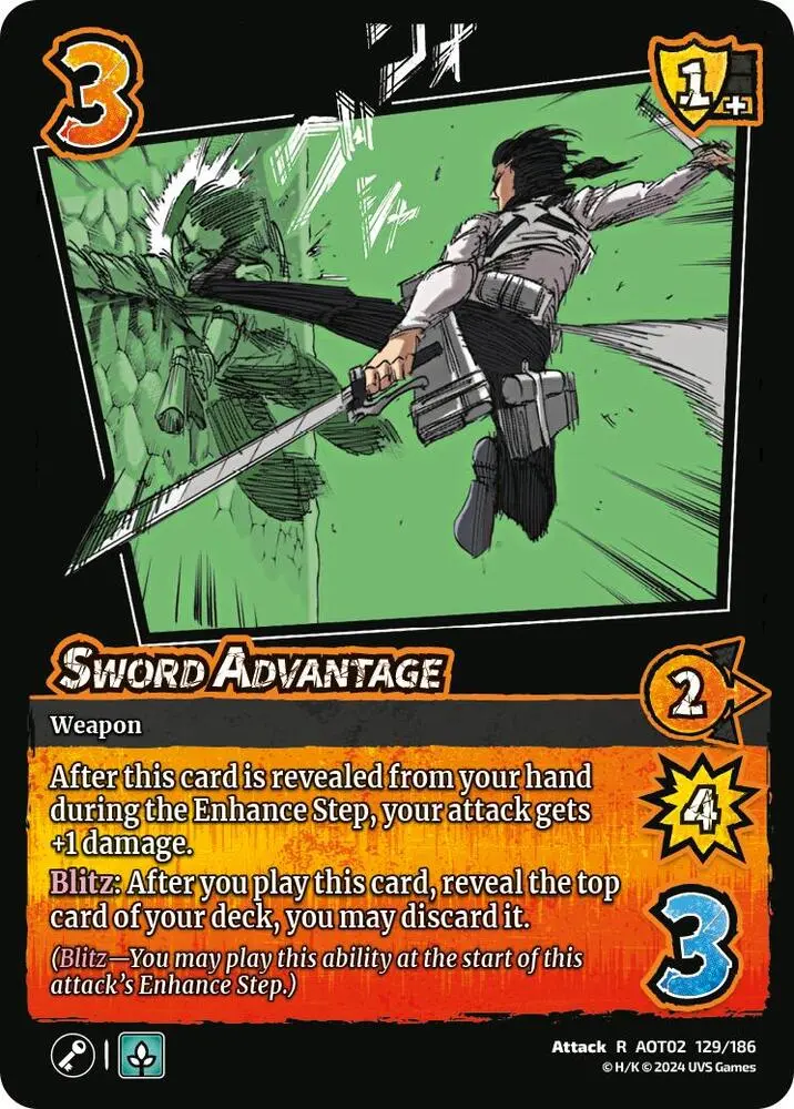 Sword Advantage - Attack On Titan: Origins Of Power (Aot02) 1