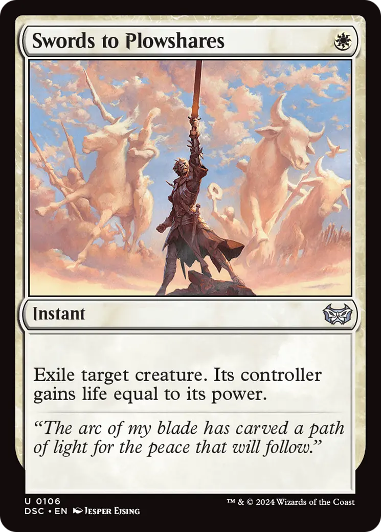 Swords To Plowshares [Duskmourn: House Of Horror Commander] 1