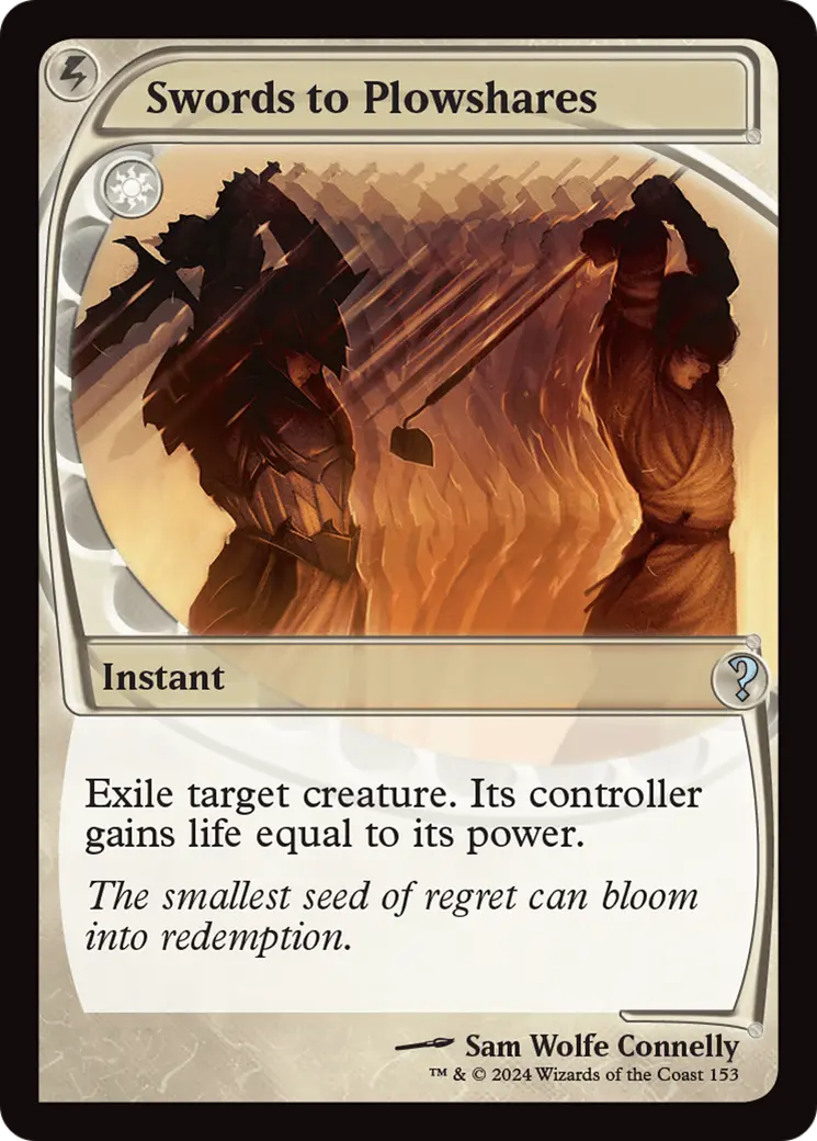 Swords To Plowshares (Future Sight) [Mystery Booster 2] 1