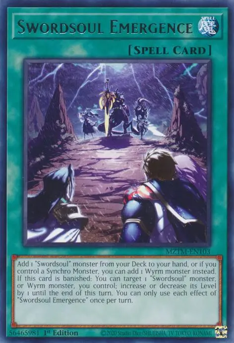 Swordsoul Emergence [Mztm-En103] Rare 1
