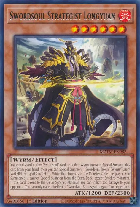 Swordsoul Strategist Longyuan [Mztm-En082] Rare 1