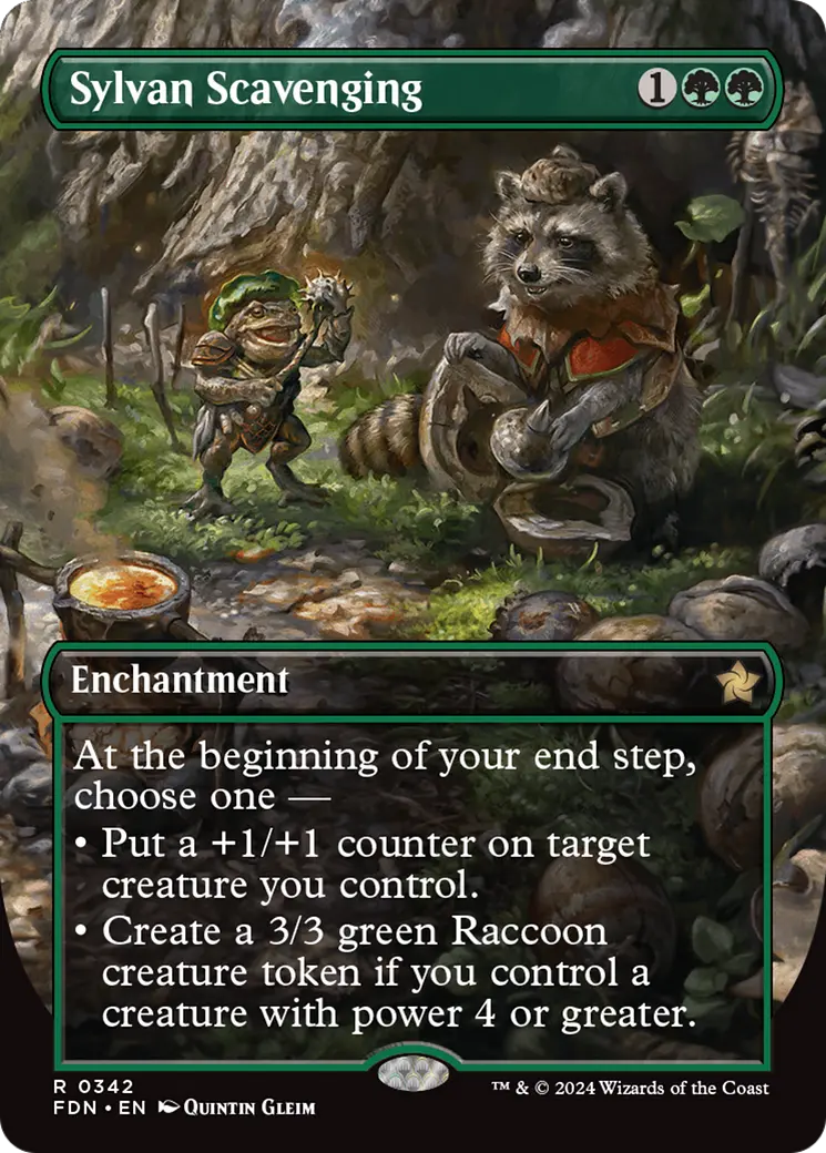 Sylvan Scavenging (Borderless) [Foundations] 1