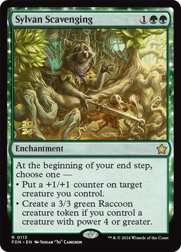 Sylvan Scavenging [Foundations Prerelease Promos] 1