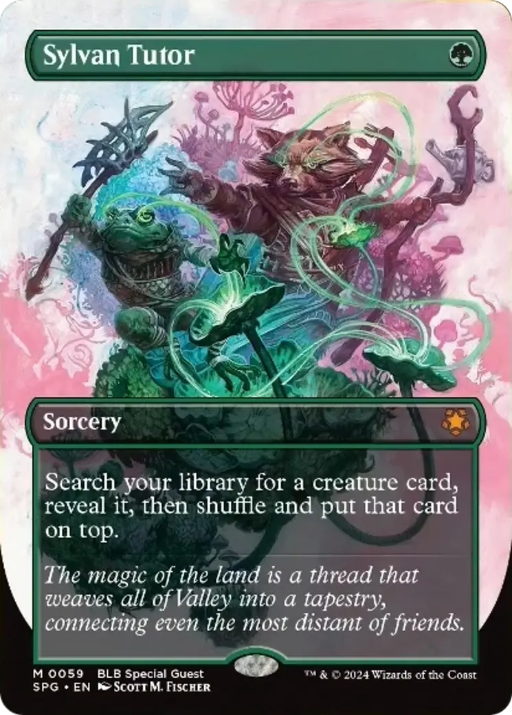 Sylvan Tutor (Borderless) [Bloomburrow Special Guests] 1