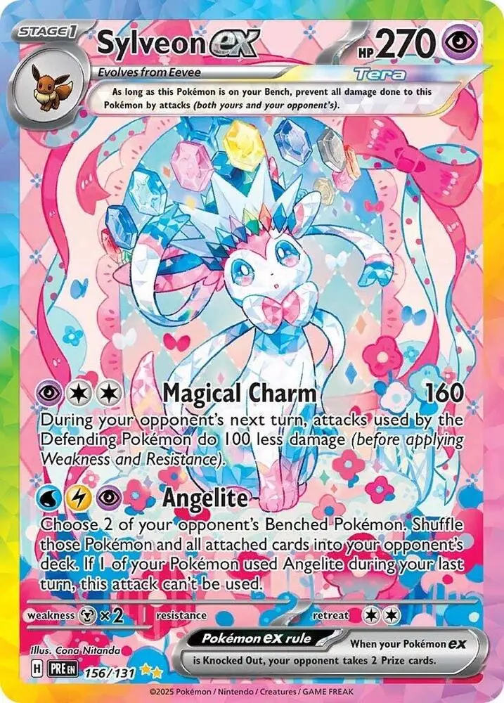 Sylveon Ex (156/131) [Scarlet & Violet: Prismatic Evolutions] 1