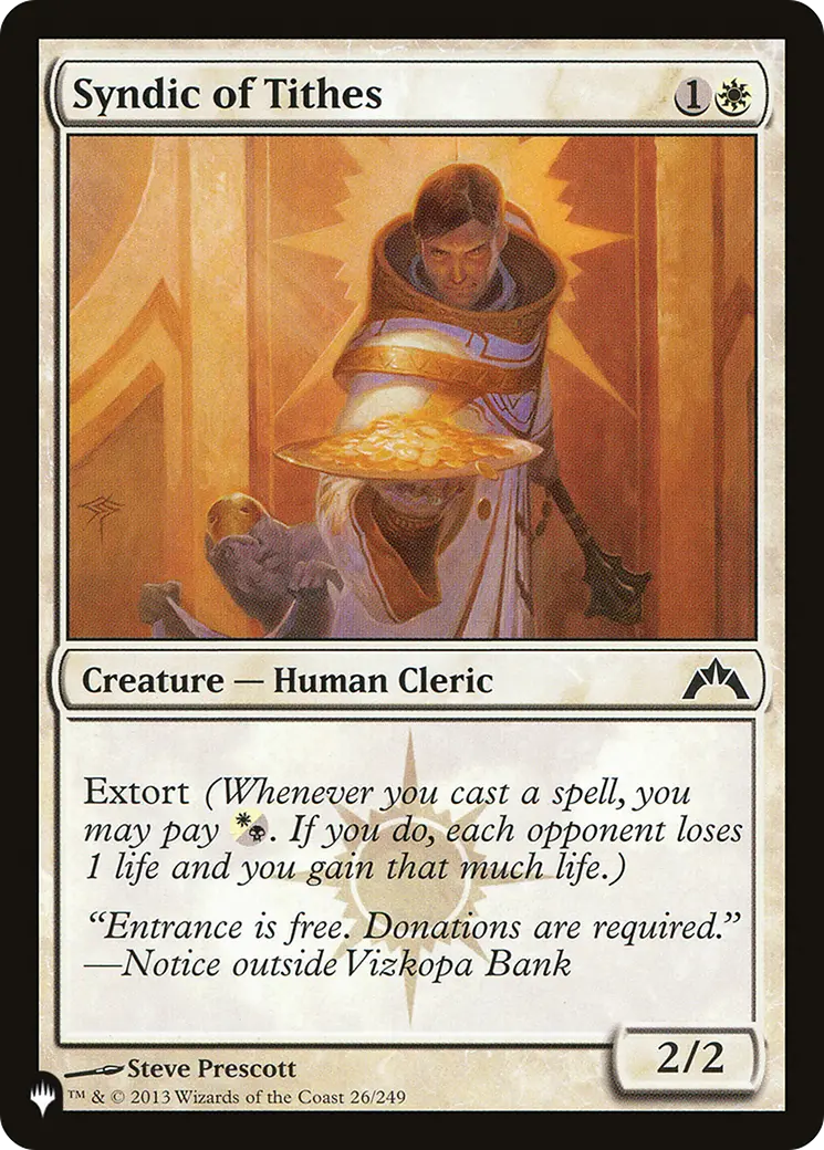 Syndic Of Tithes [The List] 1