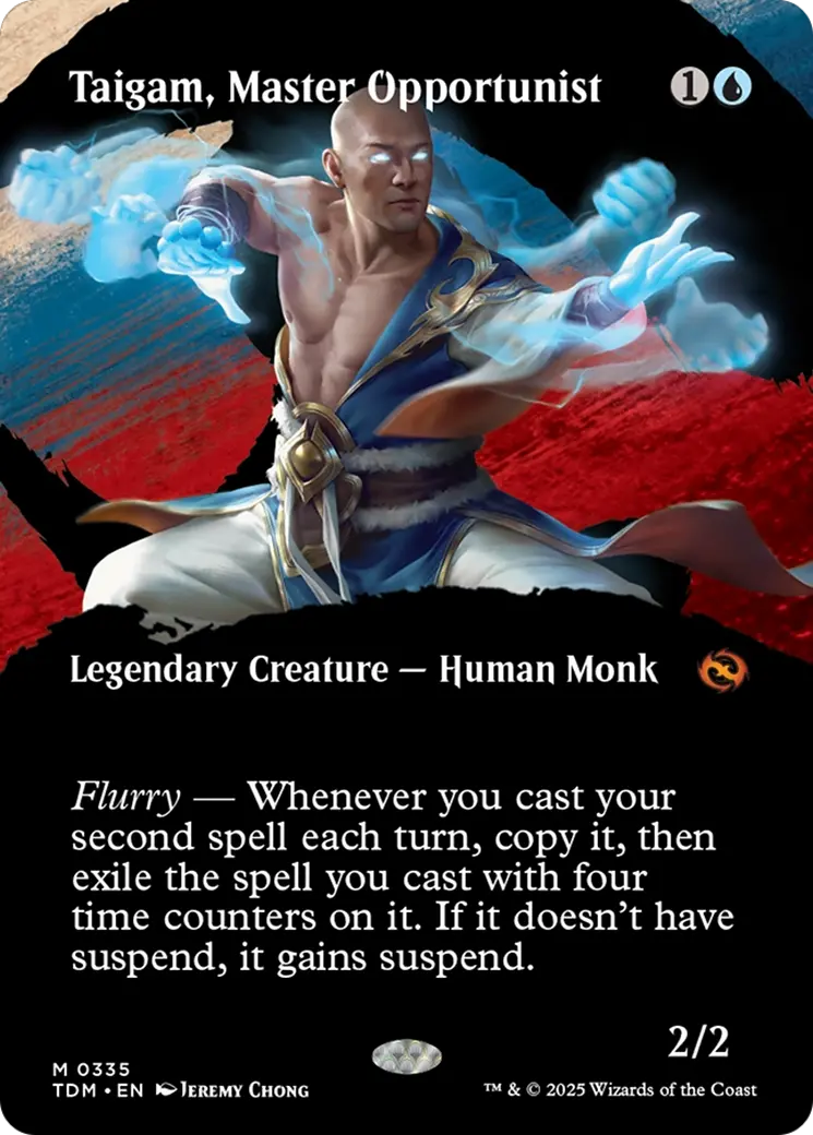 Taigam, Master Opportunist (Borderless) [Tarkir: Dragonstorm] 1