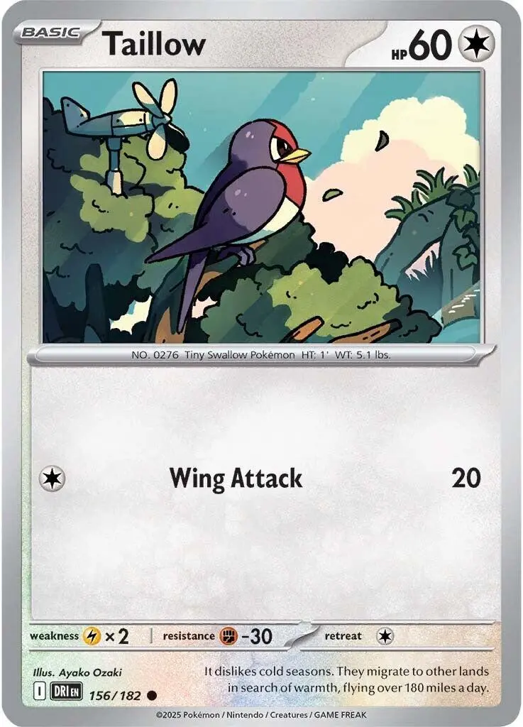 Taillow (156/182) [Scarlet & Violet: Destined Rivals] 1