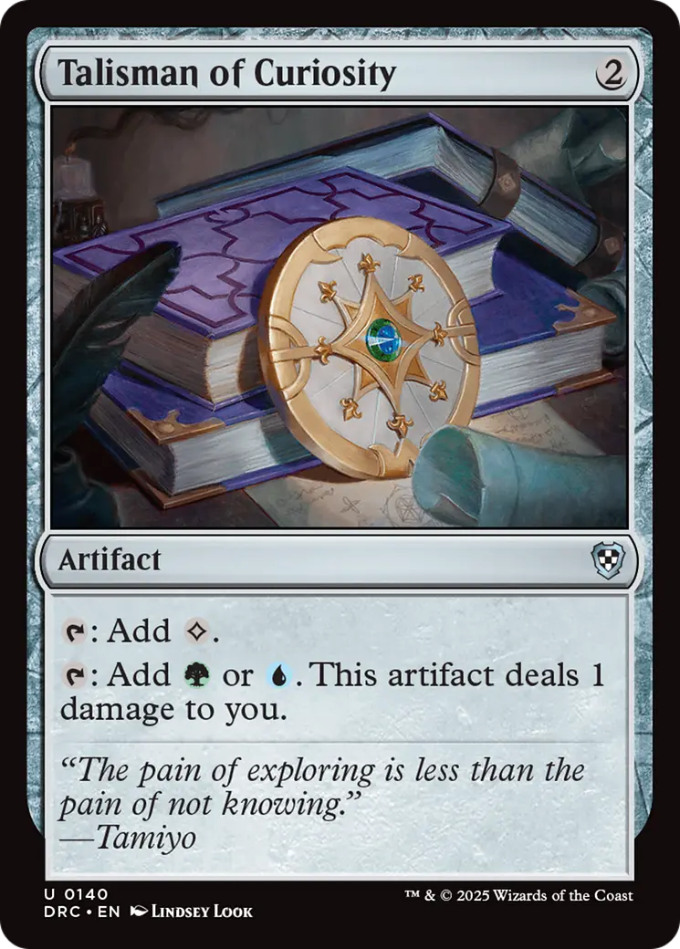 Talisman Of Curiosity [Aetherdrift Commander] 1