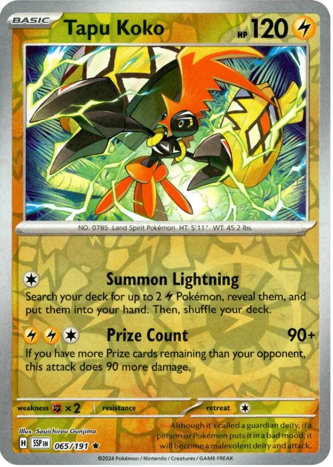 Tapu Koko (065/191) [Scarlet & Violet: Surging Sparks] 1