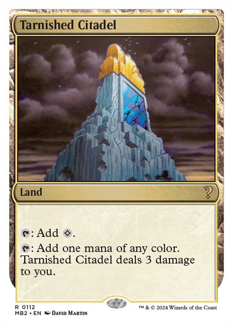 Tarnished Citadel (White Border) [Mystery Booster 2] 1