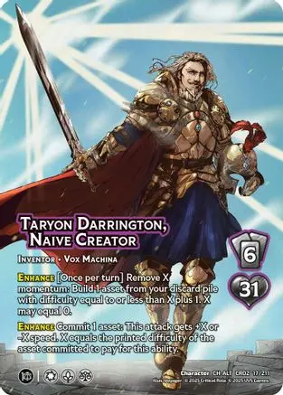 Taryon Darrington, Naive Creator (Alternate Art) 1