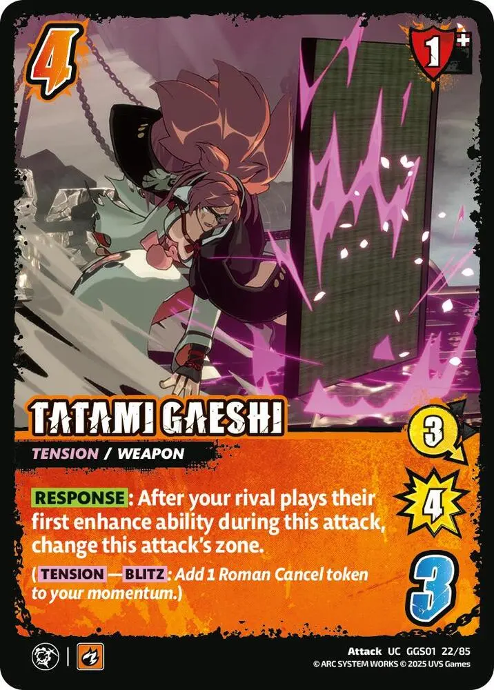 Tatami Gaeshi - Guilty Gear -Strive- 1