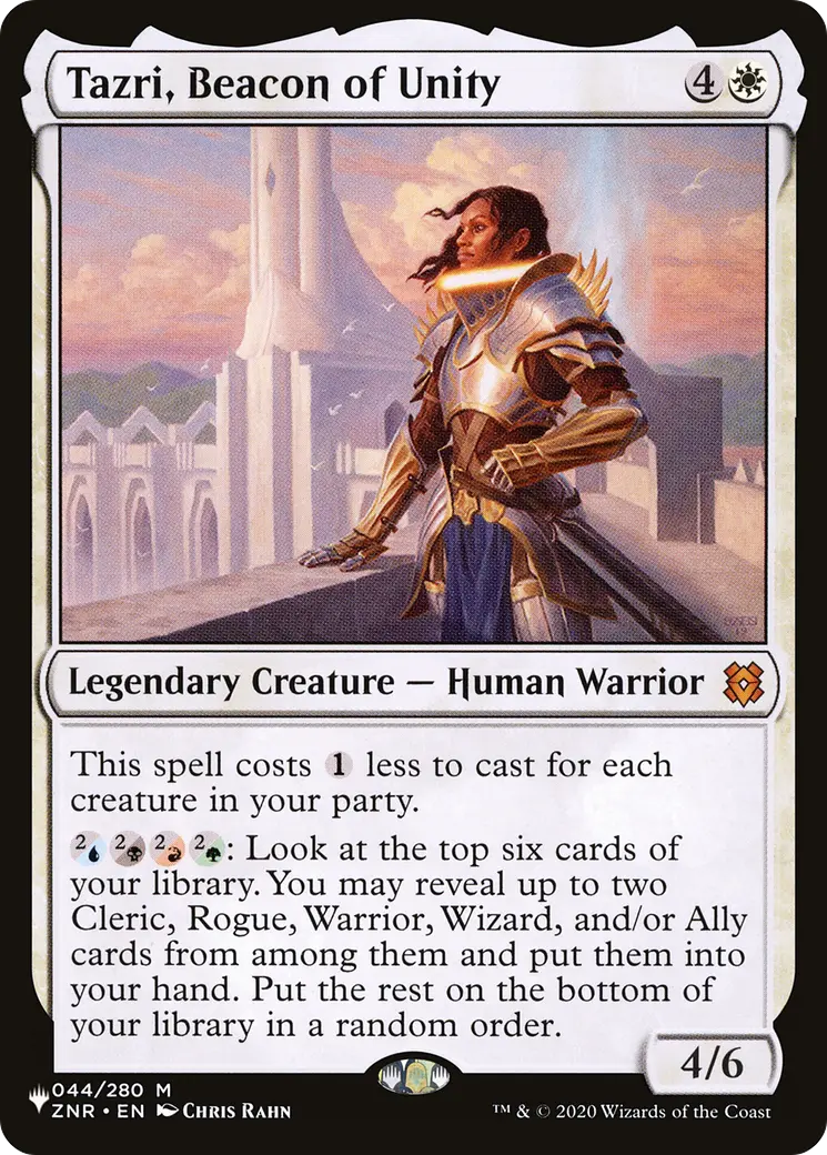 Tazri, Beacon Of Unity (Znr) [The List] 1