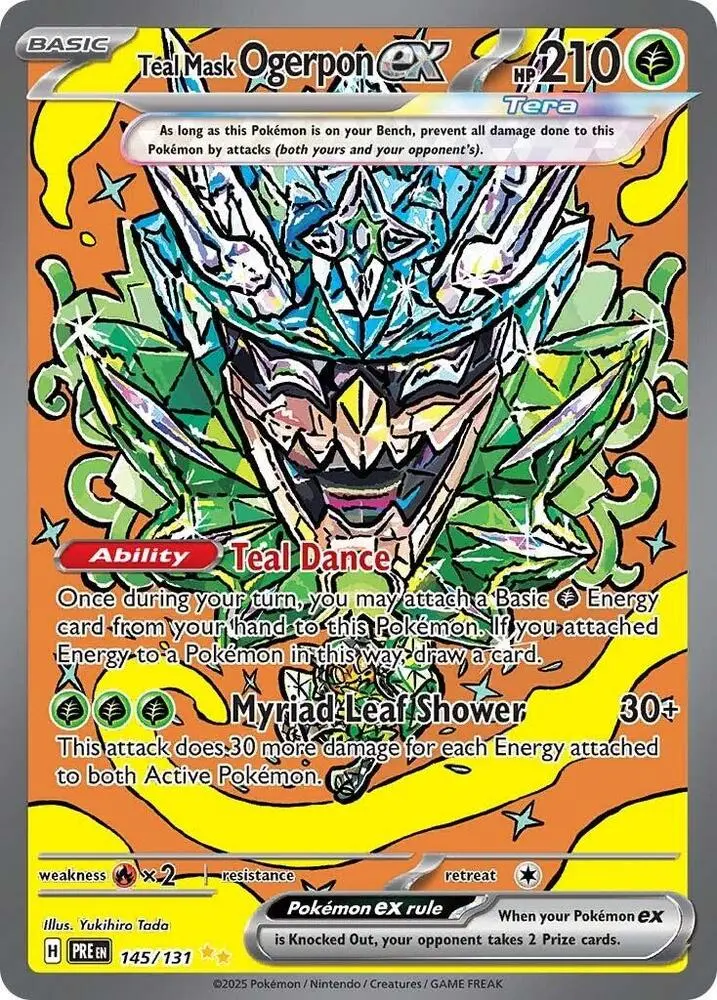 Teal Mask Ogerpon Ex (145/131) [Scarlet & Violet: Prismatic Evolutions] 1