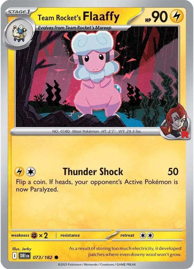 Team Rocket's Flaaffy (073/182) [Scarlet & Violet: Destined Rivals] 1
