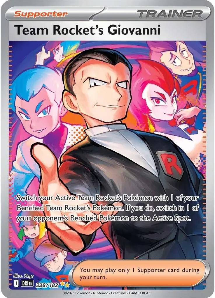 Team Rocket's Giovanni (238/182) [Scarlet & Violet: Destined Rivals] 1
