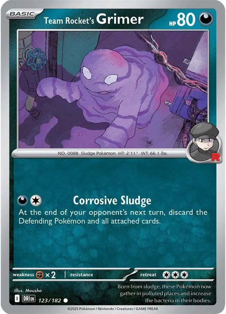 Team Rocket's Grimer (123/182) [Scarlet & Violet: Destined Rivals] 1