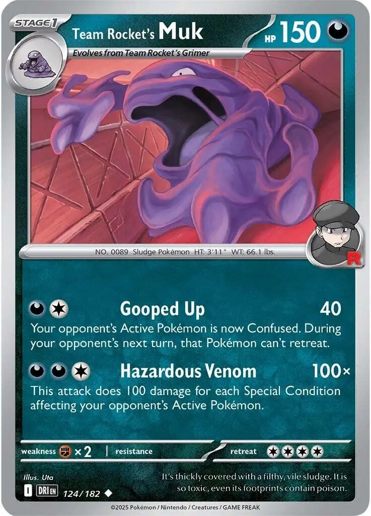 Team Rocket's Muk (124/182) [Scarlet & Violet: Destined Rivals] 1