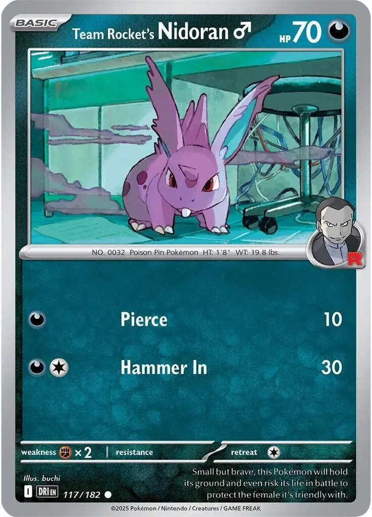 Team Rocket's Nidorand (117/182) [Scarlet & Violet: Destined Rivals] 1