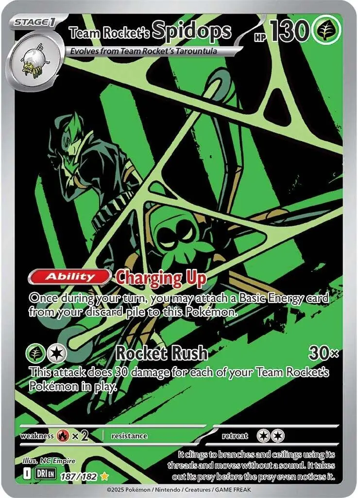 Team Rocket's Spidops (187/182) [Scarlet & Violet: Destined Rivals] 1