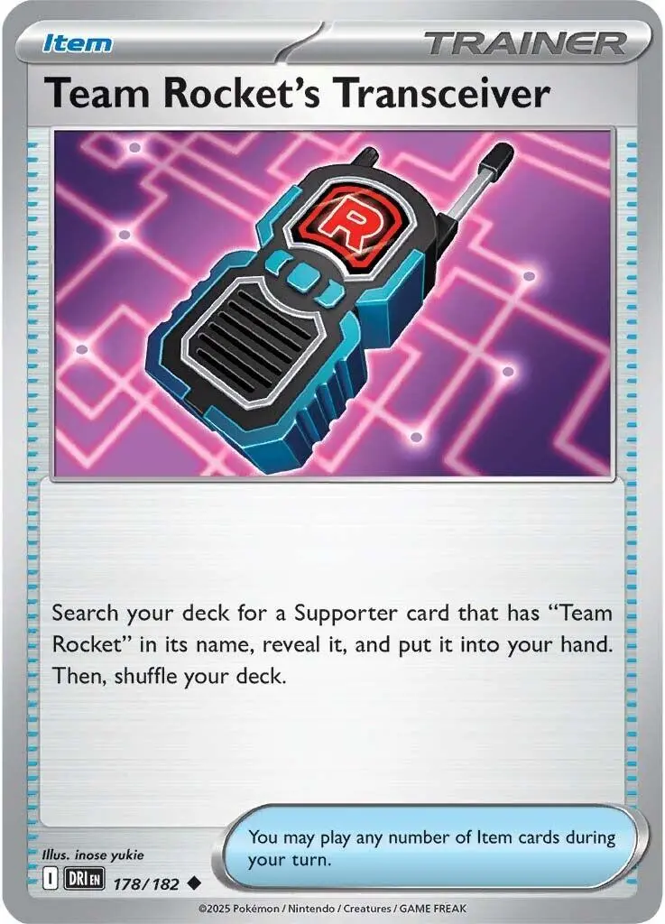Team Rocket's Transceiver (178/182) [Scarlet & Violet: Destined Rivals] 1