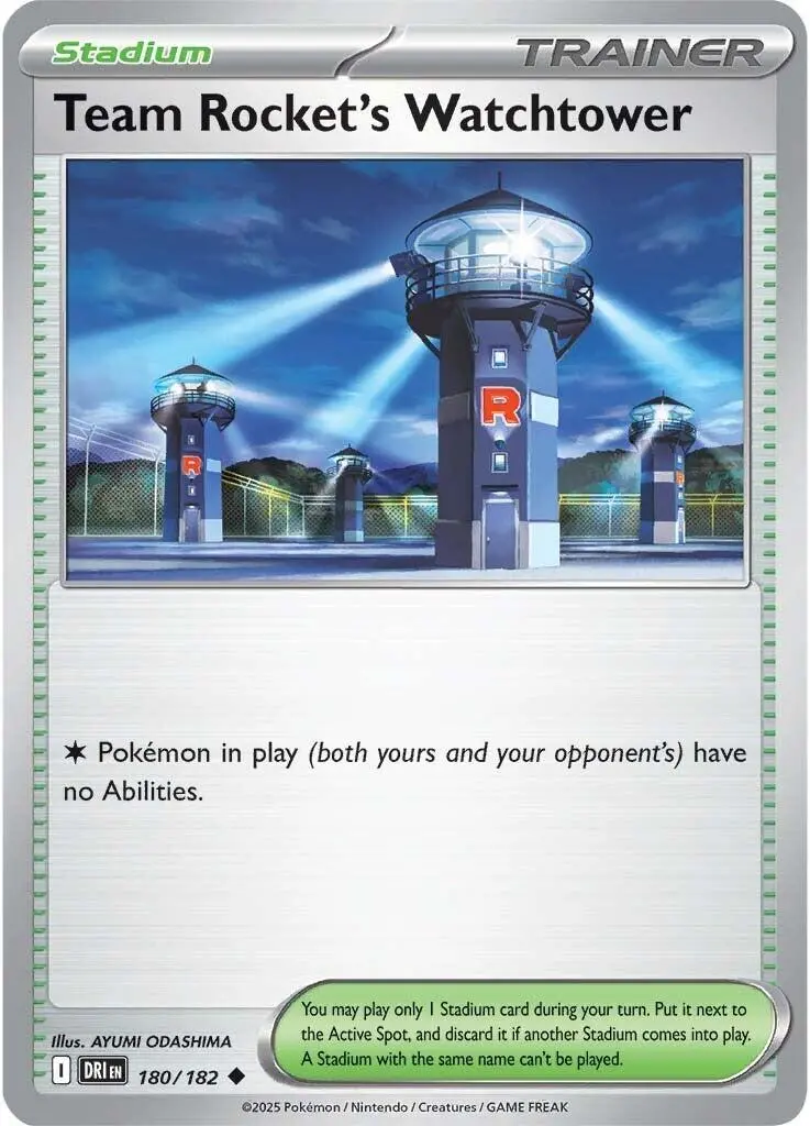 Team Rocket's Watchtower (180/182) [Scarlet & Violet: Destined Rivals] 1