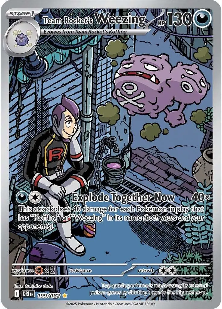 Team Rocket's Weezing (199/182) [Scarlet & Violet: Destined Rivals] 1