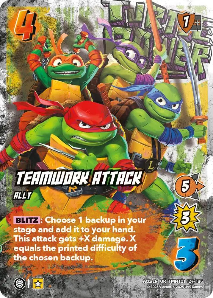 Teamwork Attack - Teenage Mutant Ninja Turtles (Tmnt) 1