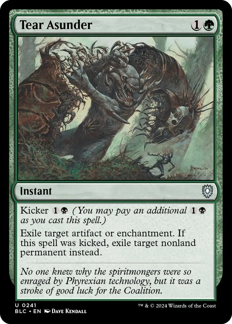 Tear Asunder [Bloomburrow Commander] 1