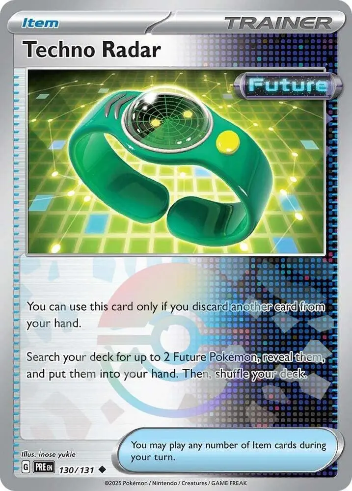 Techno Radar (130/131) (Poke Ball Pattern) [Scarlet & Violet: Prismatic Evolutions] 1