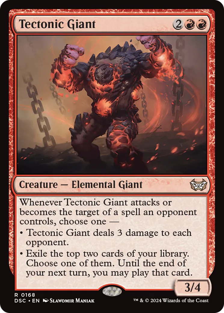 Tectonic Giant [Duskmourn: House Of Horror Commander] 1