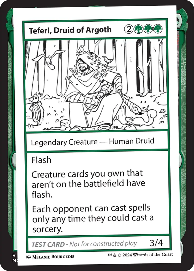 Teferi, Druid Of Argoth [Mystery Booster 2 Playtest Cards] 1
