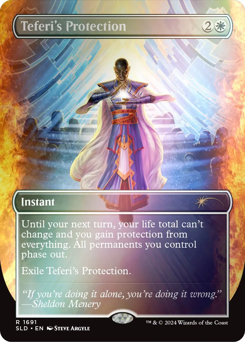 Teferi's Protection (1691) (Rainbow Foil) [Secret Lair: Sheldon's Spellbook] 1