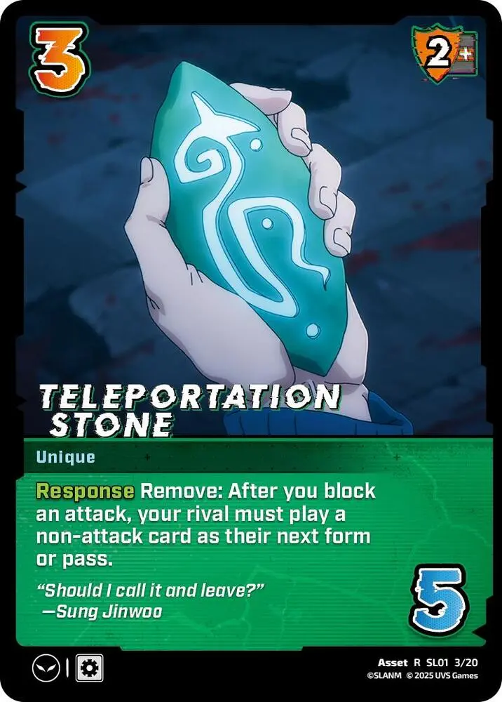 Teleportation Stone - Sl01 3/20 - Rare 1
