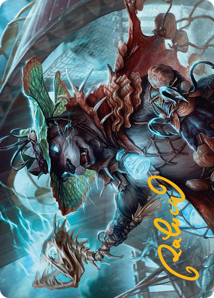 Tempest Angler Art Card (Gold-Stamped Signature) [Bloomburrow Art Series] 1