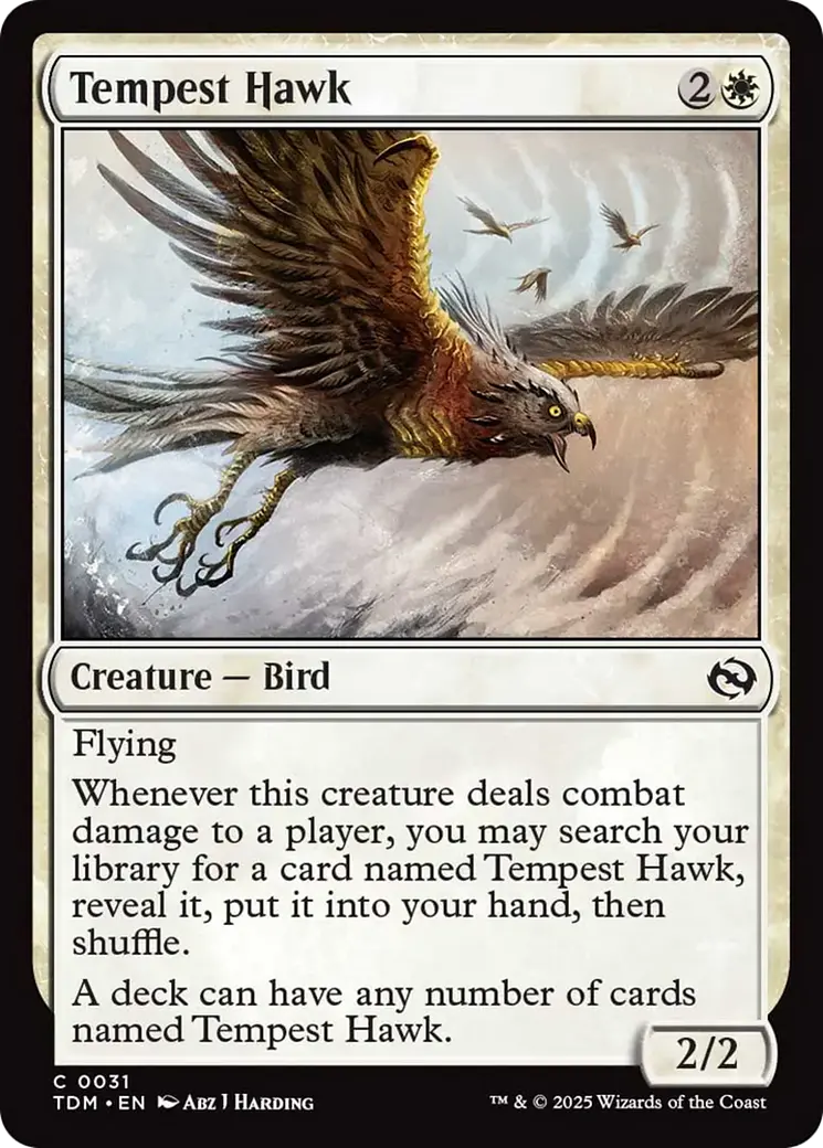 Tempest Hawk [Tarkir: Dragonstorm] 1
