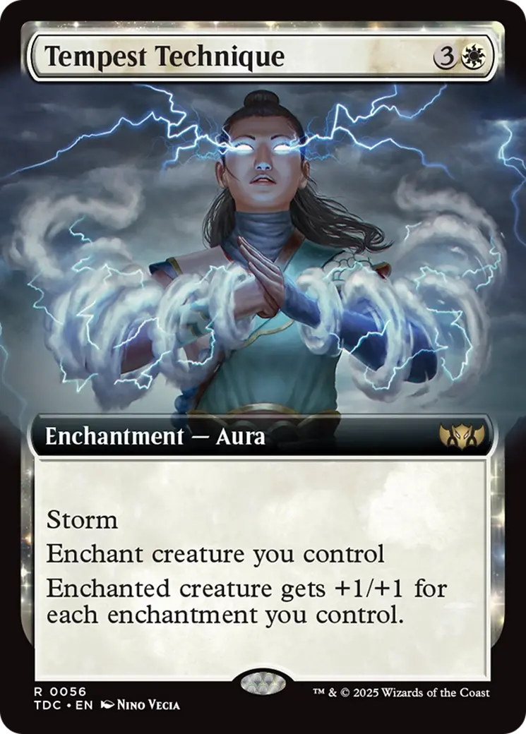 Tempest Technique (Extended Art) [Tarkir: Dragonstorm Commander] 1