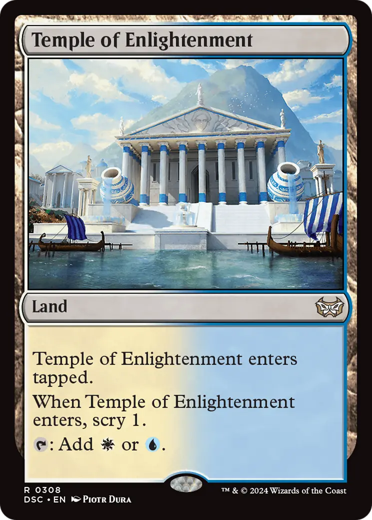 Temple Of Enlightenment [Duskmourn: House Of Horror Commander] 1