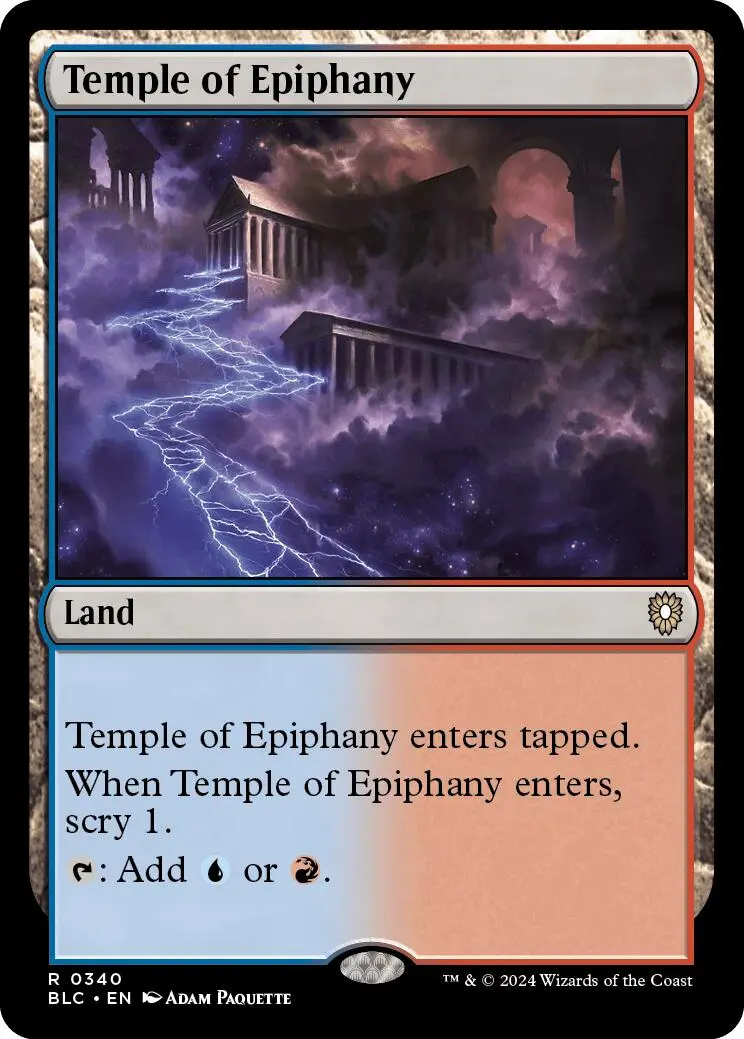 Temple Of Epiphany [Bloomburrow Commander] 1