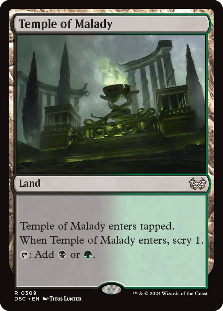 Temple Of Malady [Duskmourn: House Of Horror Commander] 1