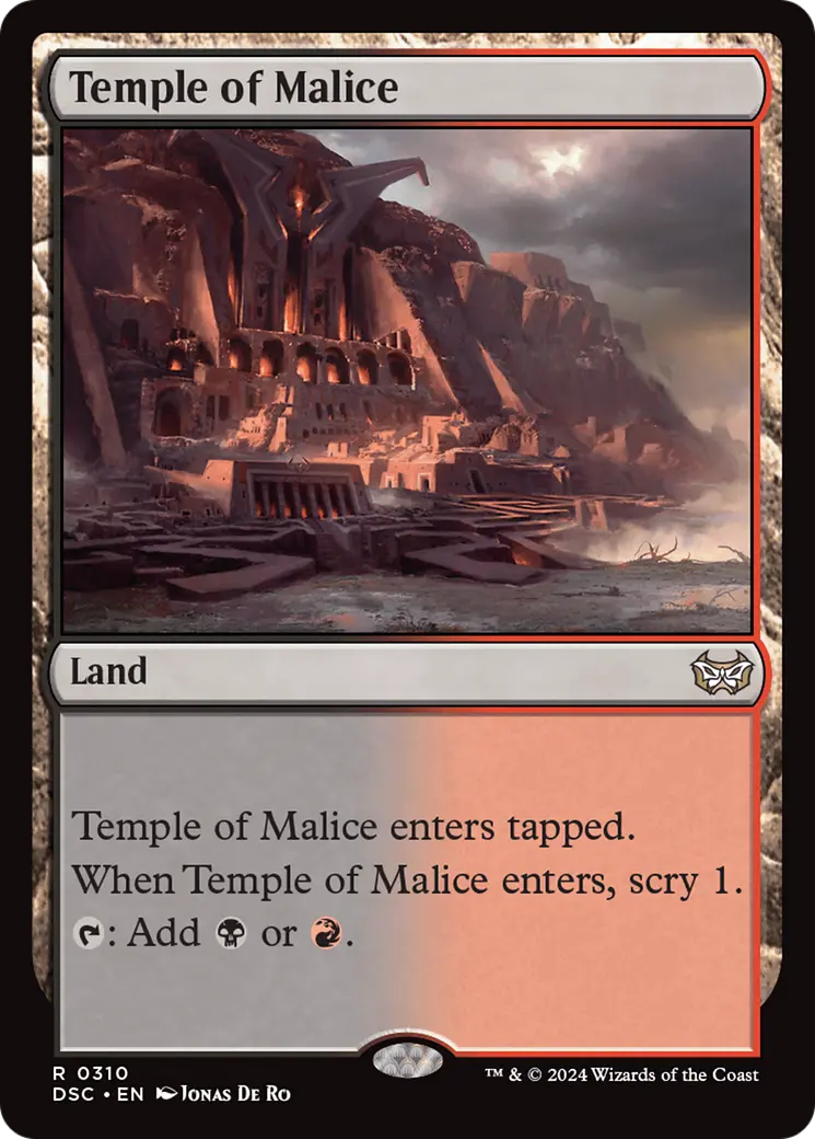 Temple Of Malice [Duskmourn: House Of Horror Commander] 1