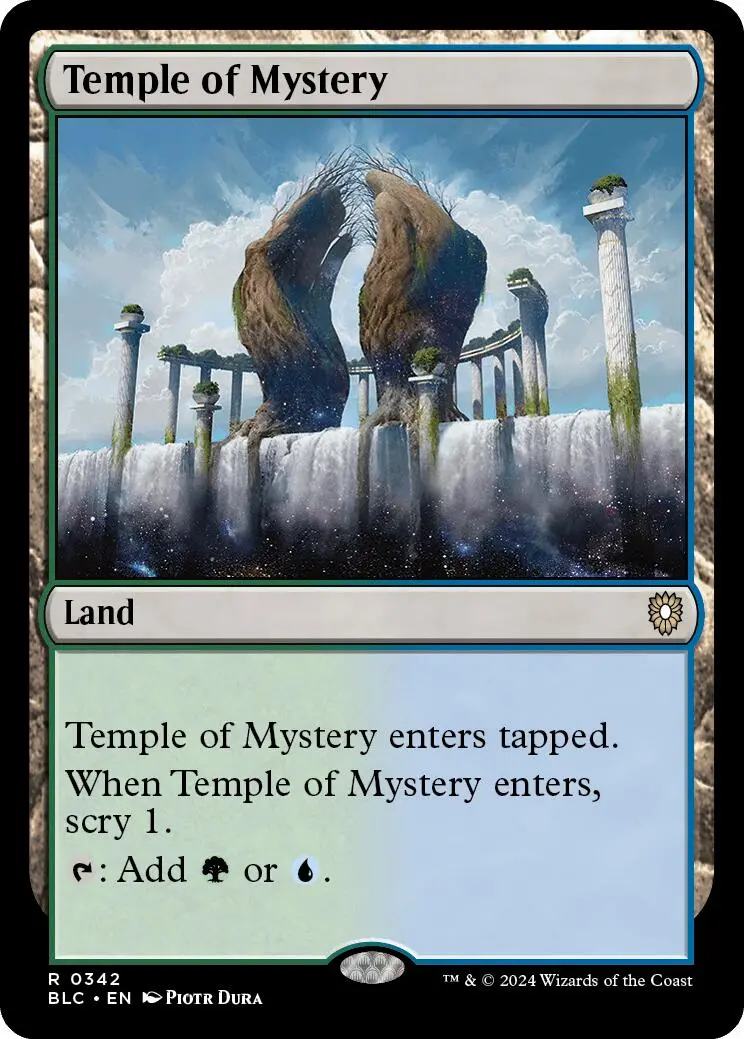 Temple Of Mystery [Bloomburrow Commander] 1