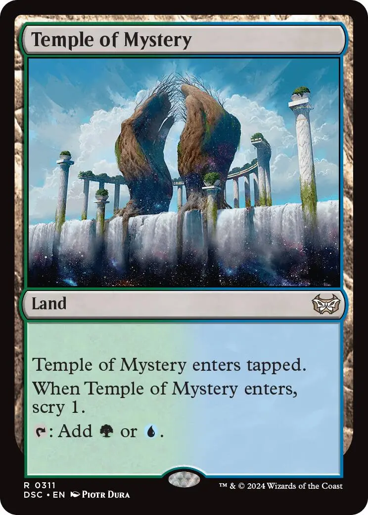 Temple Of Mystery [Duskmourn: House Of Horror Commander] 1
