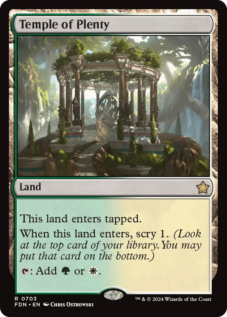 Temple Of Plenty [Foundations] 1
