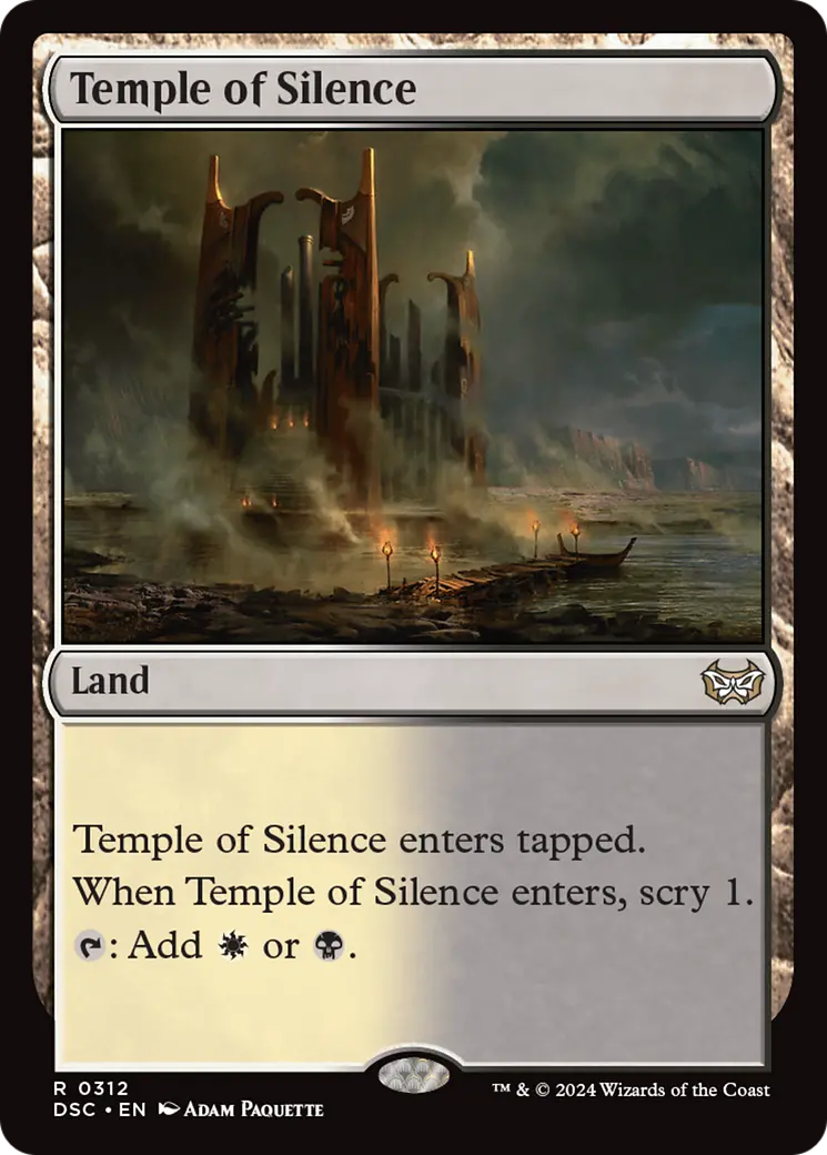 Temple Of Silence [Duskmourn: House Of Horror Commander] 1
