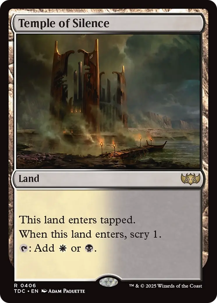 Temple Of Silence [Tarkir: Dragonstorm Commander] 1