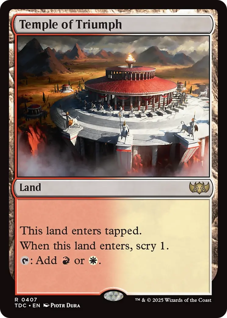 Temple Of Triumph [Tarkir: Dragonstorm Commander] 1