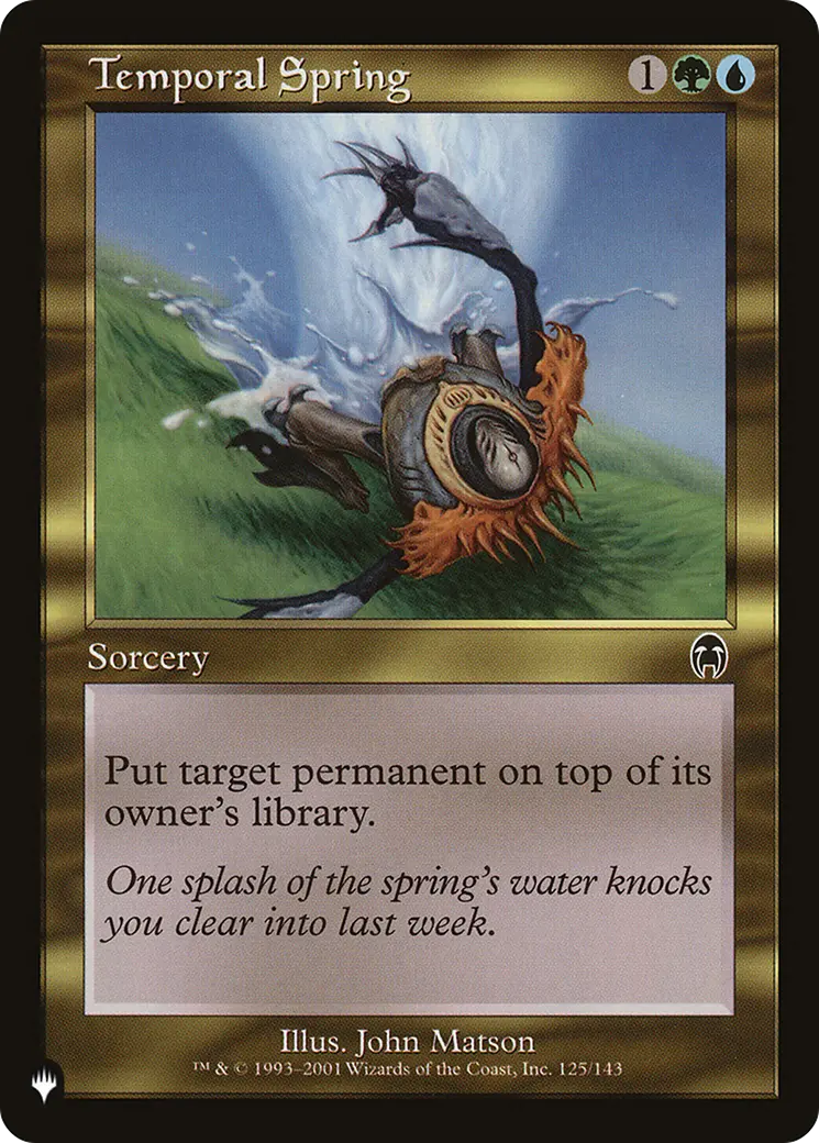 Temporal Spring [The List] 1