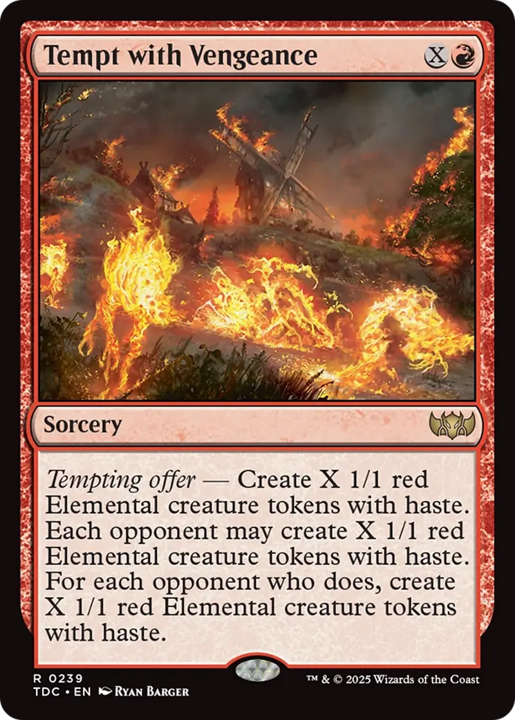 Tempt With Vengeance [Tarkir: Dragonstorm Commander] 1